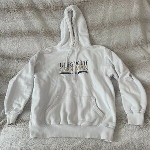 Kith x Bergdorf Goodman Nelson Crest Hoodie in White Medium